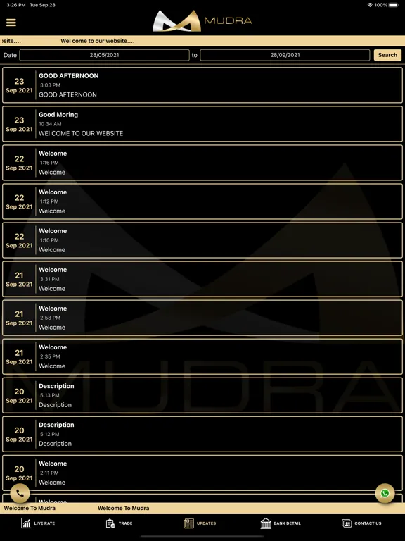 Скриншоты Mudra Bullion iPad 