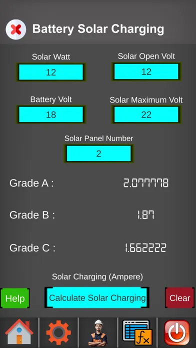 ภาพหน้าจอของ Smart AI Battery Calculator