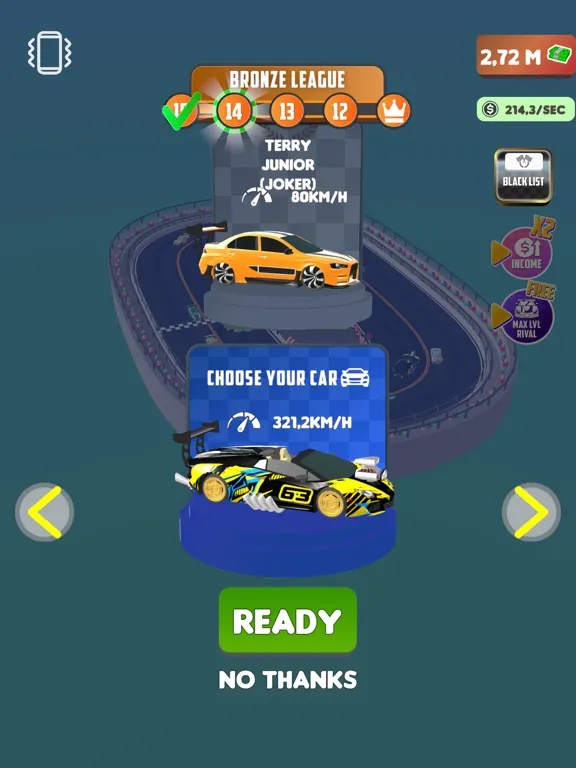 Clicker Racing 3D iPad  스크린샷