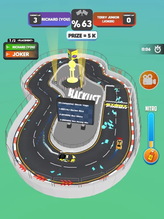 Clicker Racing 3D iPad  스크린샷