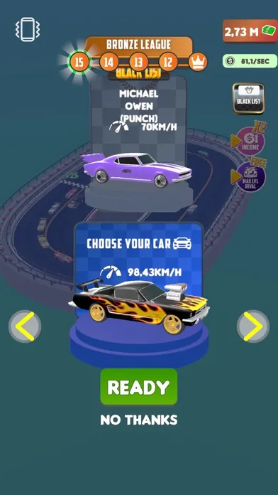 Clicker Racing 3D 스크린샷