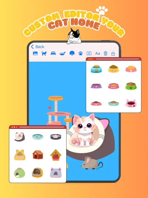 Capturas de tela do Cat Language Wallpaper iPad 