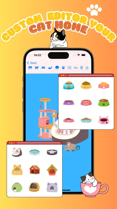 Capturas de tela do Cat Language Wallpaper
