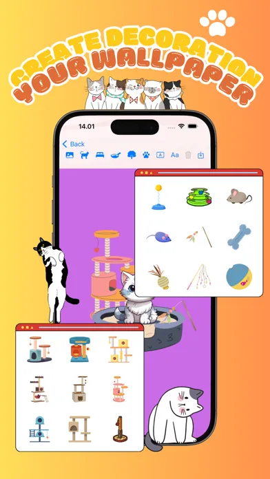 Capturas de tela do Cat Language Wallpaper