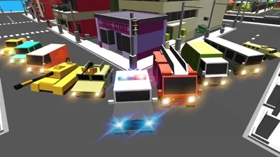 Blocky Police - Super Hero Car سکرین شاٹس