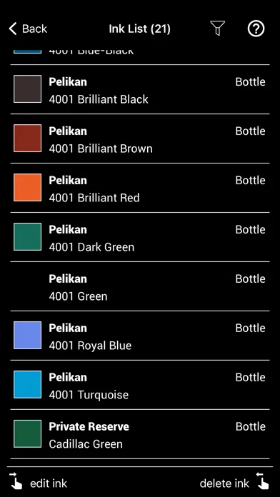 My Fountain Pens & Inks স্ক্রিনশট
