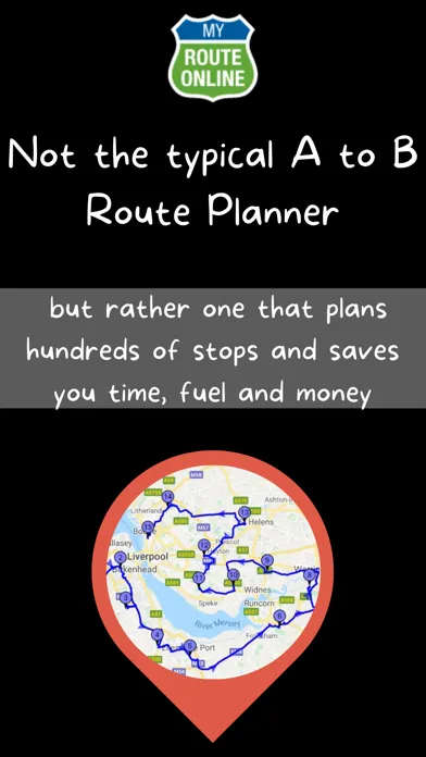MyRoute: Multi-Stop Navigation应用截图