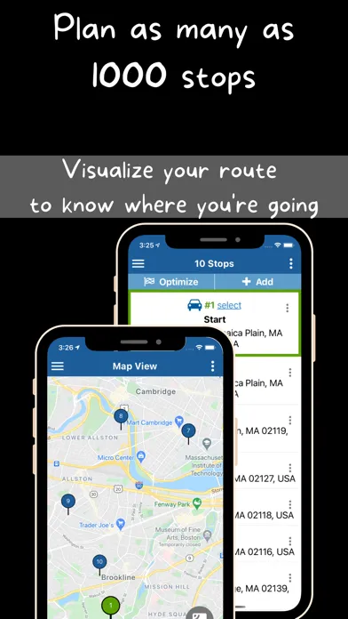 MyRoute: Multi-Stop Navigation应用截图
