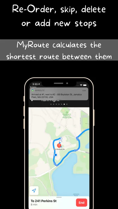 MyRoute: Multi-Stop Navigation应用截图