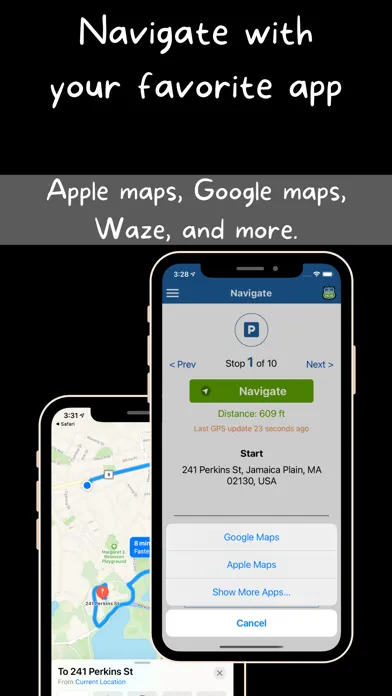 MyRoute: Multi-Stop Navigation应用截图