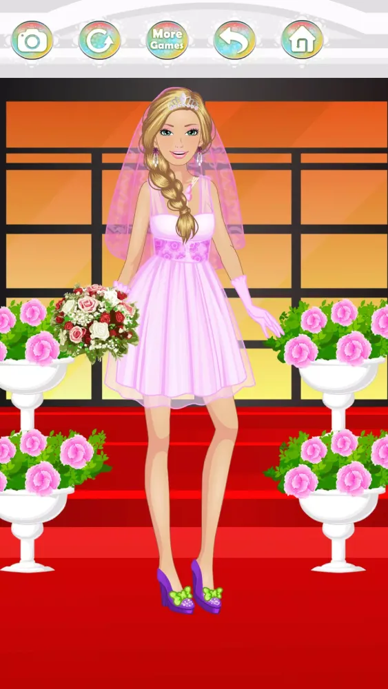 Elegant Wedding Dress up Game Screenshots