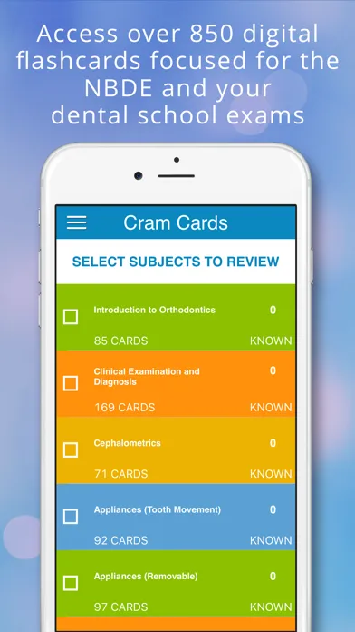 Скриншоты Orthodontics Cram Cards