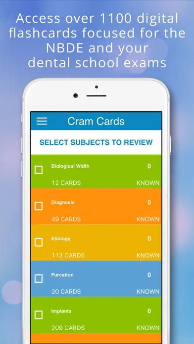 Periodontics Cram Cards سکرین شاٹس