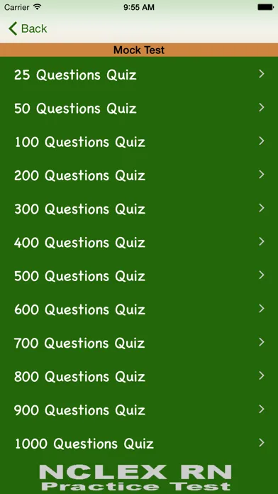 Tangkapan skrin NCLEX RN MOCK Free