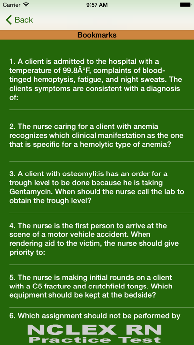 NCLEX RN MOCK Free سکرین شاٹس
