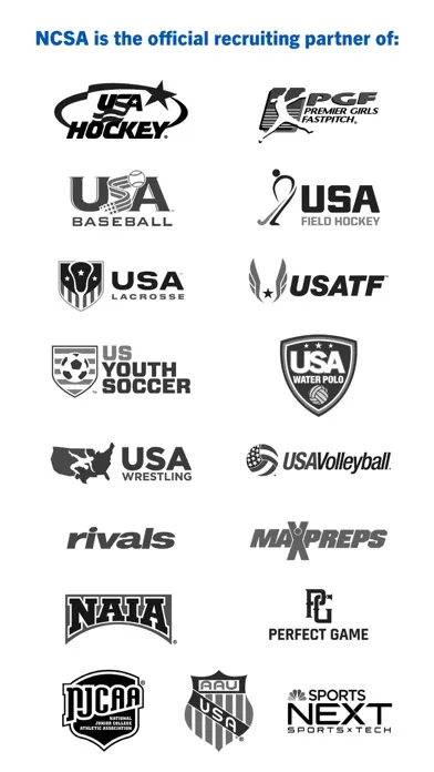 NCSA Athletic Recruiting Ekran Görüntüleri