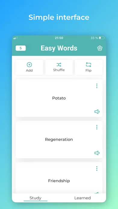 Easy Words - easy learn Screenshots