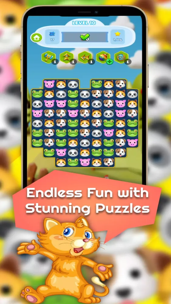 ภาพหน้าจอของ Match 3 Pets