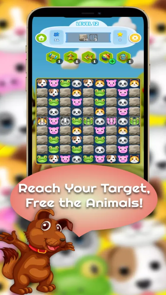 ภาพหน้าจอของ Match 3 Pets