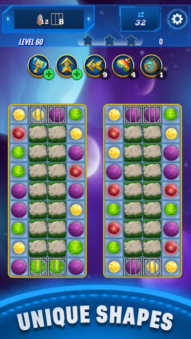 Planets Crush Match 3 Ekran Görüntüleri