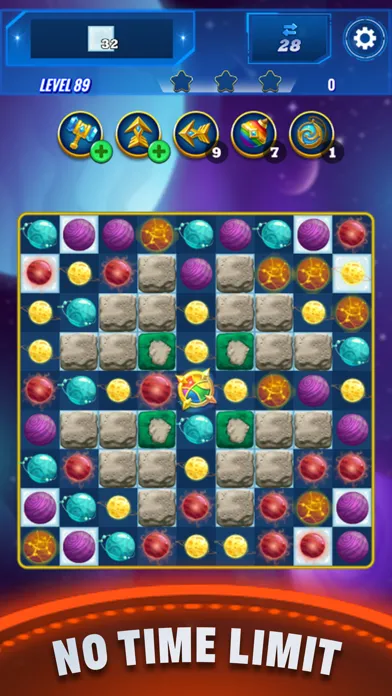 Planets Crush Match 3 Ekran Görüntüleri