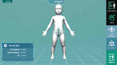 Tangkapan layar 3D PED Burn Resuscitation