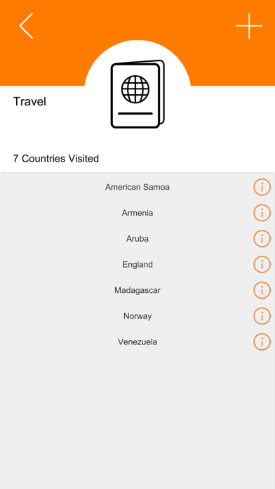 Screenshot di Life Experience Tracker