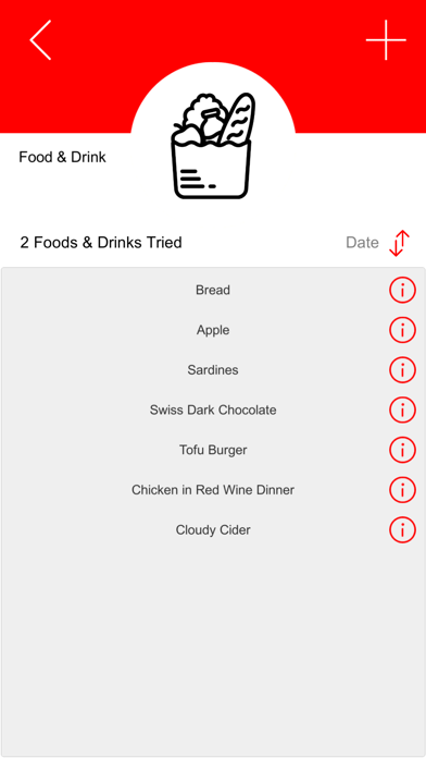 Screenshot di Life Experience Tracker