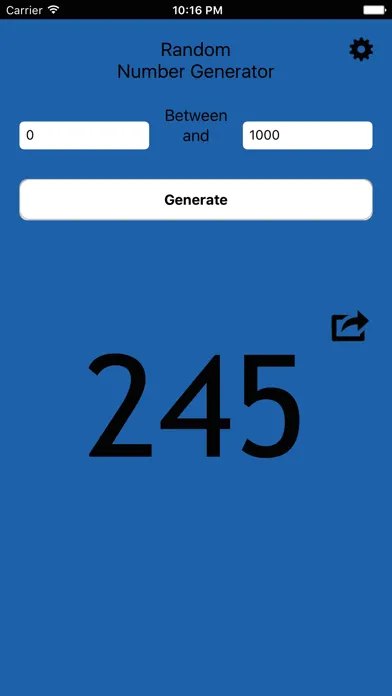 Captures d'écran de The Random Number Generator