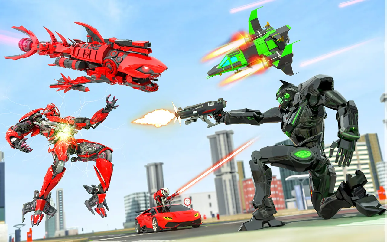 Robot Games-Robot Transforming Screenshots