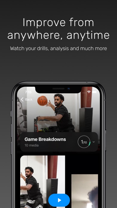 Capturas de tela do Virtual BBall Academy