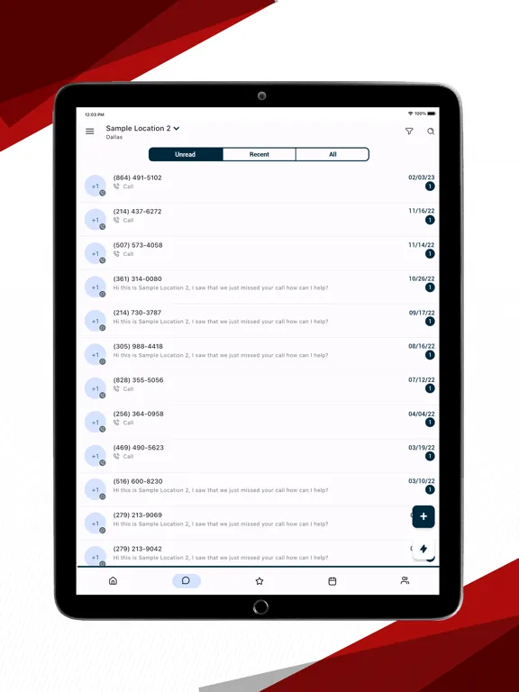 Captures d'écran de NPE RAINMAKER iPad 