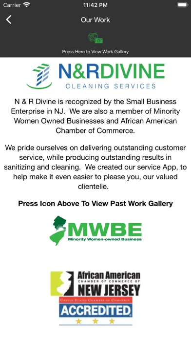 ภาพหน้าจอของ N&R Divine Cleaning