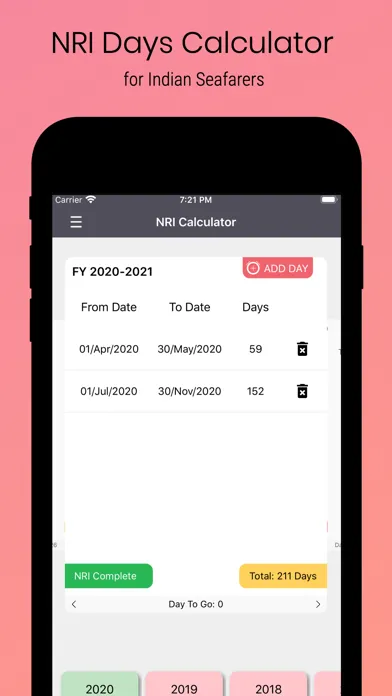 Captures d'écran de NRI Calculator (IND)