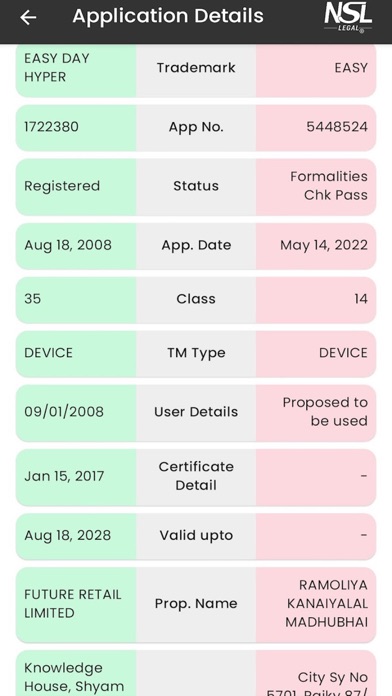 NSL LEGAL - IP CONSULTANT应用截图