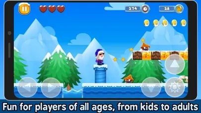 Capturas de pantalla de Super Santa Run&Jump Christmas