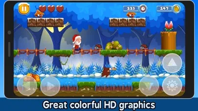 Capturas de pantalla de Super Santa Run&Jump Christmas