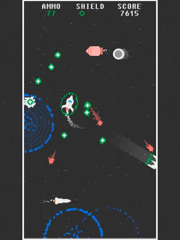 Capturas de pantalla de Bit Blaster - Addictive Arcade Shoot 'em Up iPad 