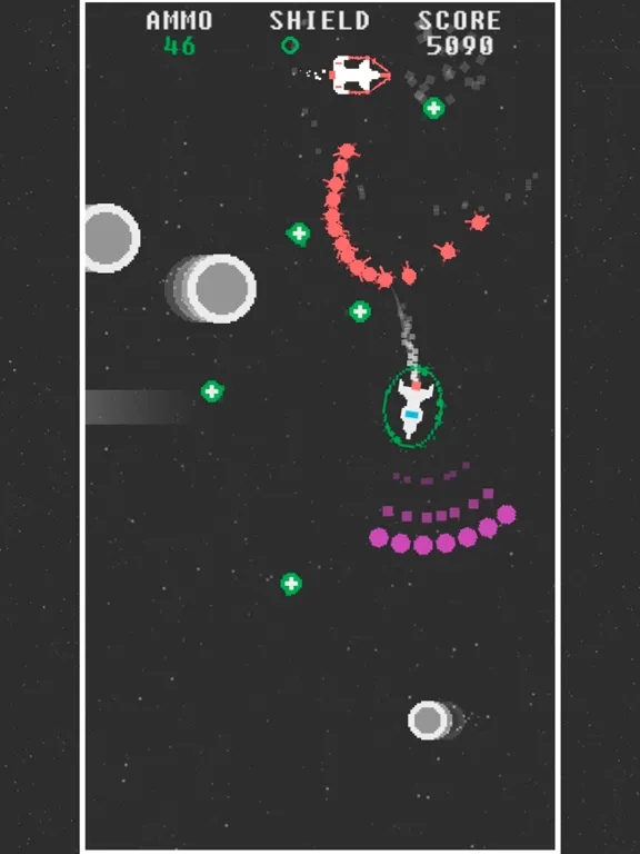 Capturas de pantalla de Bit Blaster - Addictive Arcade Shoot 'em Up iPad 