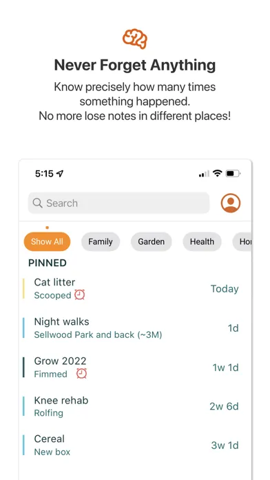 Скриншоты Everytime App