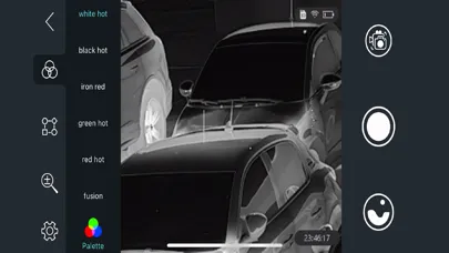 Capturas de tela do NX Vision thermique