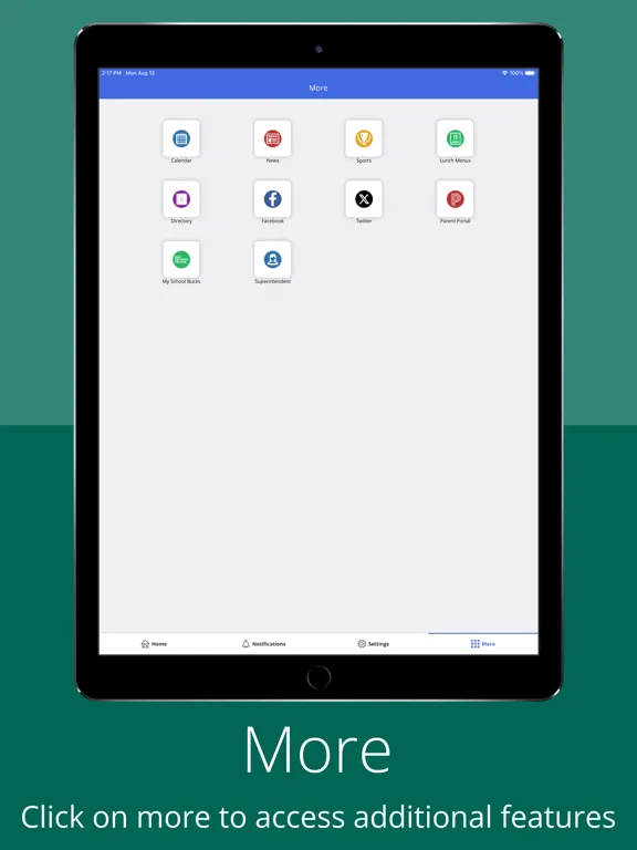 ภาพหน้าจอของ Southwestern CSD Mobile App iPad 