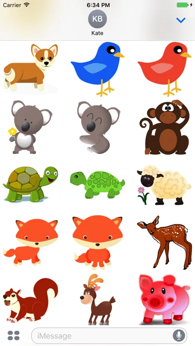 Sticker Fun with Cute Animals应用截图