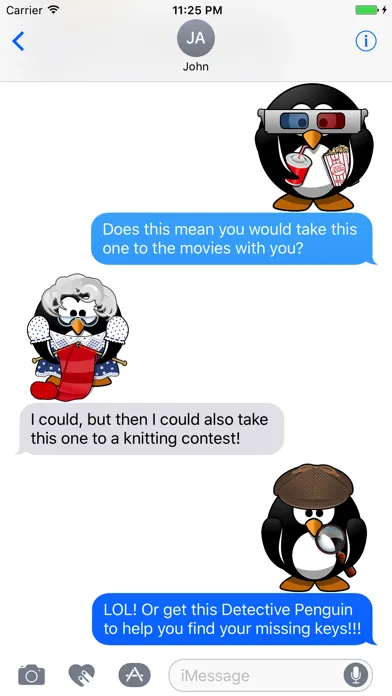 Sticker Fun with Penguins Screenshots
