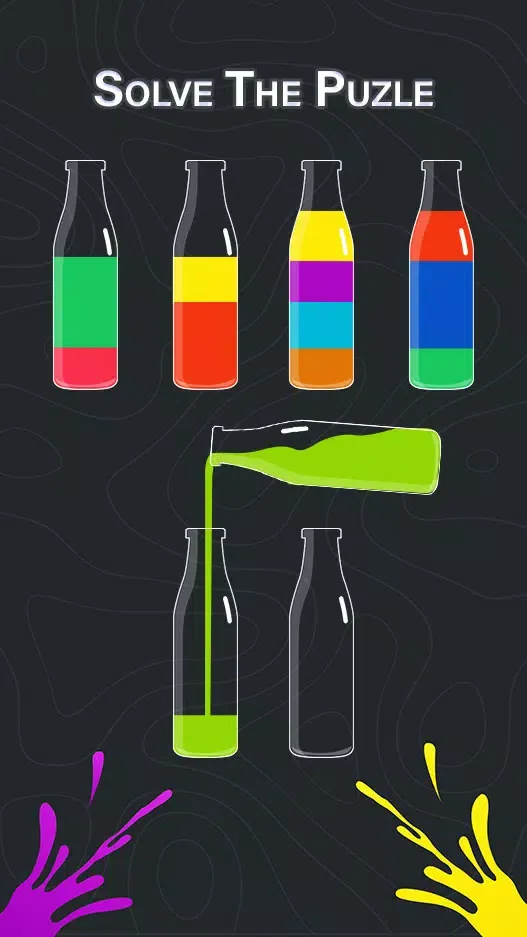 3D SortPuz: Water Sort Puzzle 스크린샷