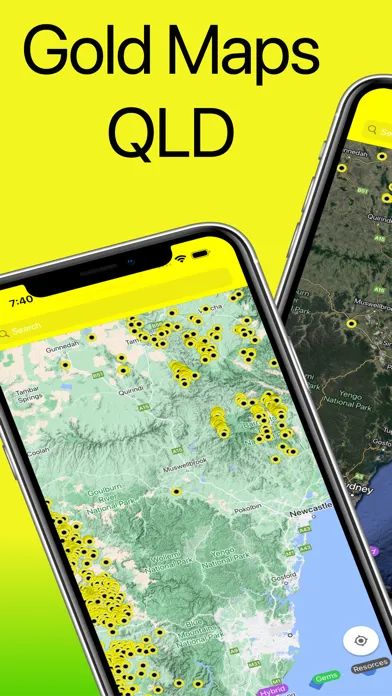 Gold Maps QLD Screenshots