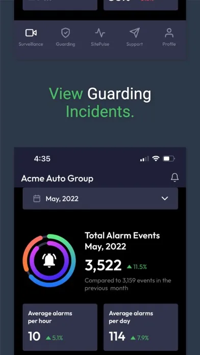 Tangkapan skrin EyeQ Monitoring