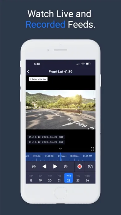 Tangkapan skrin EyeQ Monitoring