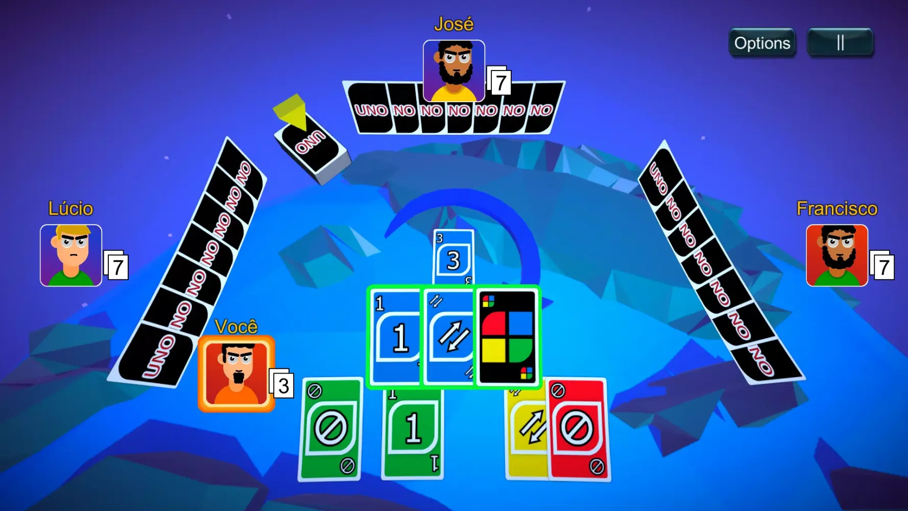 ภาพหน้าจอของ Uno Offline