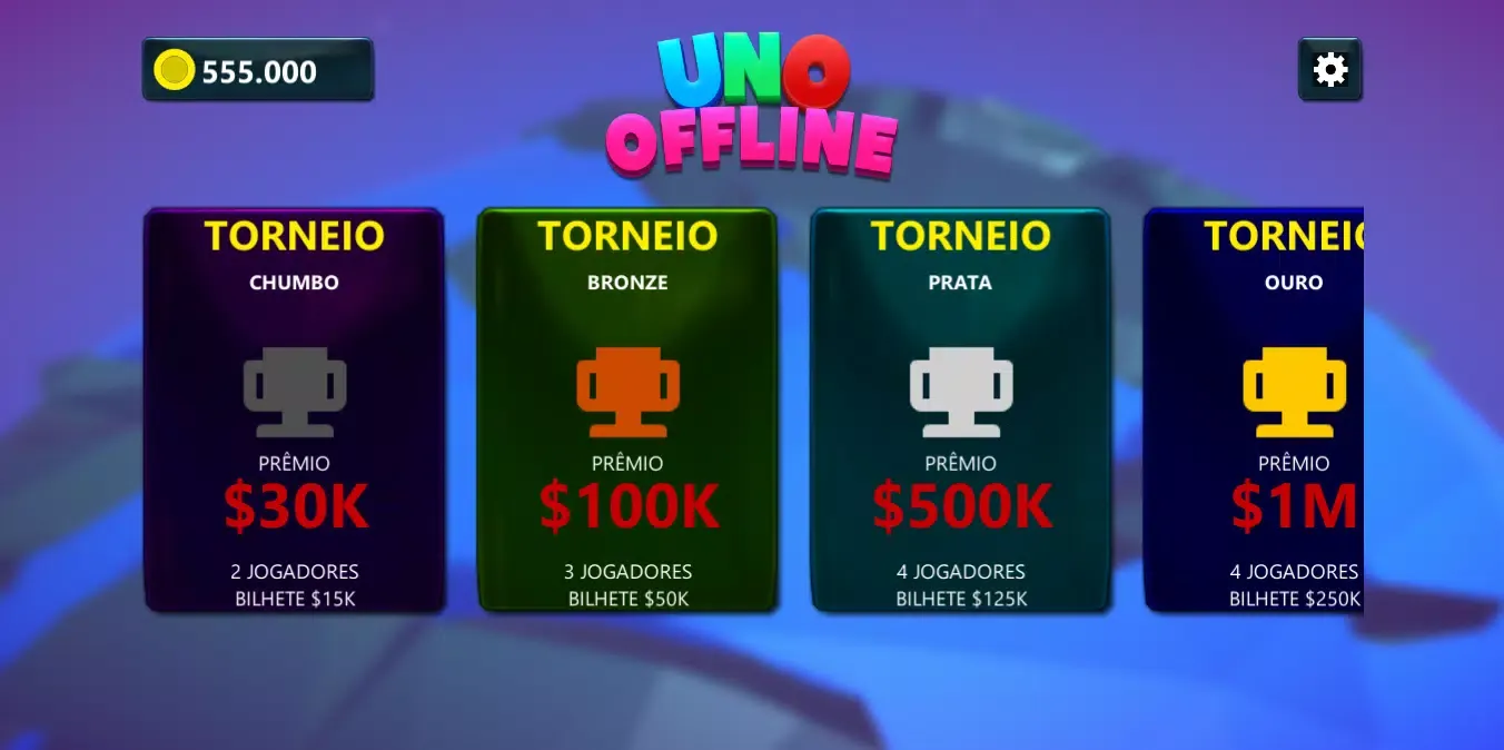 ภาพหน้าจอของ Uno Offline